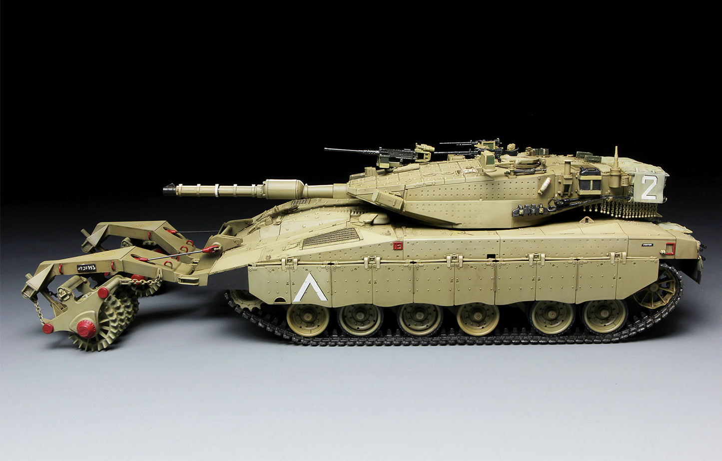 Meng 1/35 ISRAEL MAIN BATTLE TANK MERKAVA Mk.3 BAZ w/NOCHRI DALET MINE ROLLER SYSTEM Plastic Model Kit TS-005