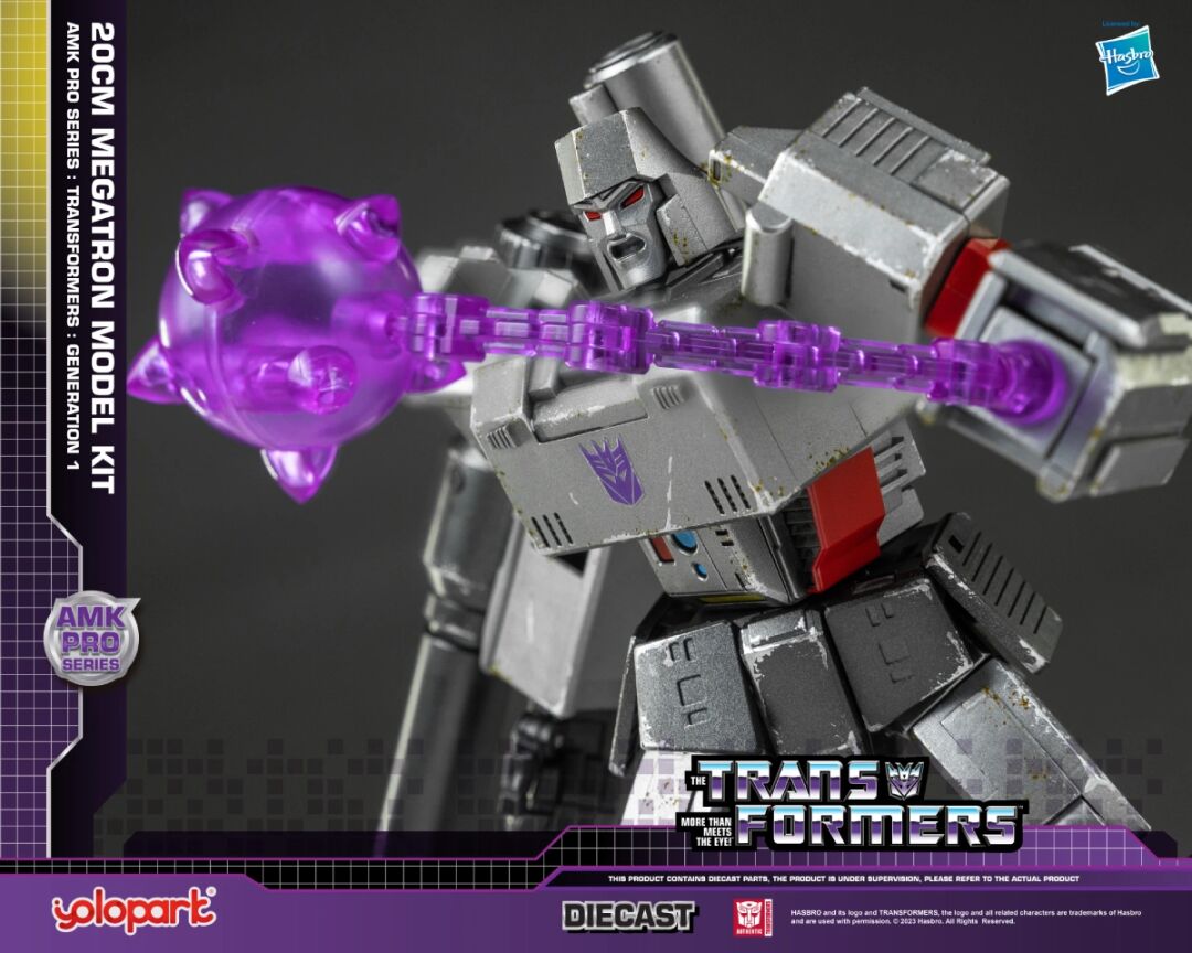 [In Stock] Yolopark Transformers Amk Pro Series G1 Megatron Model Kit 20cm Tall