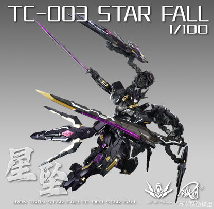 [In Stock] Iron Toys 1/100 Star Fall 22cm Model Kit Alloy Skeleton & LED Lights