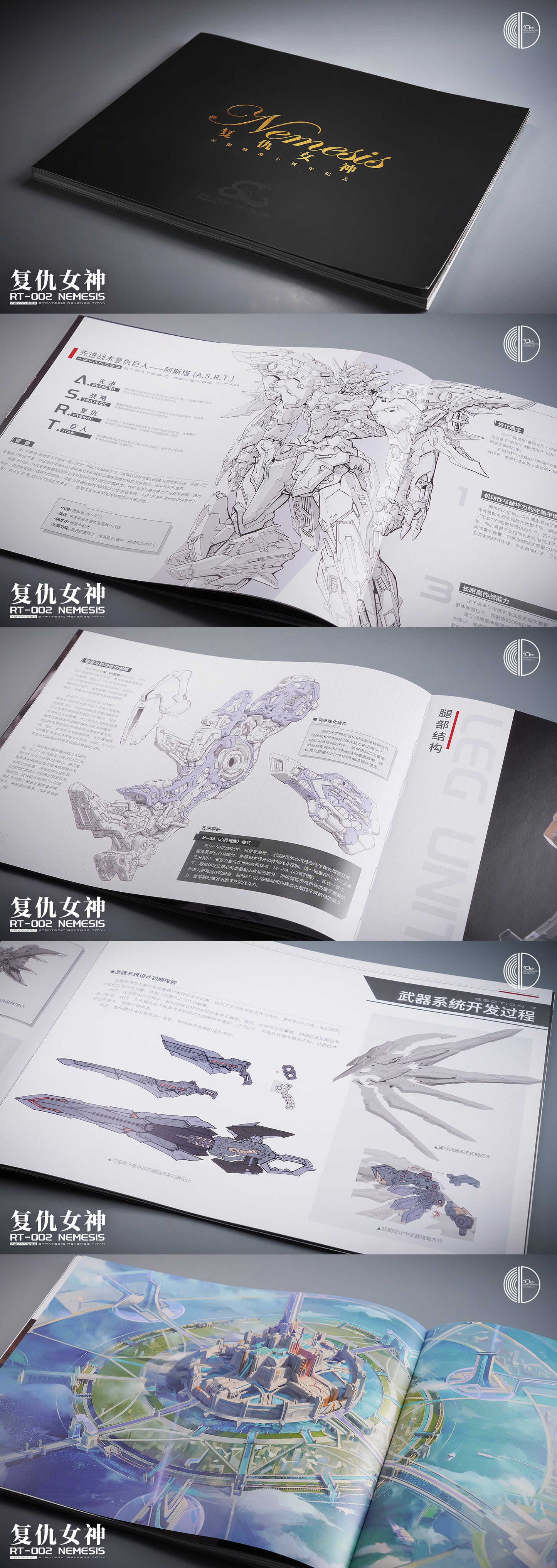 [In Stock] Infinite Dimension 1/100 MG Size RT-002 Nemesis 22cm Tall Model Kit