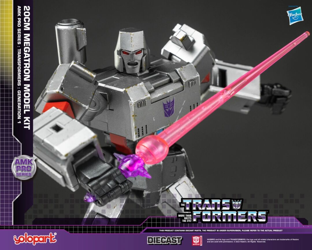 [In Stock] Yolopark Transformers Amk Pro Series G1 Megatron Model Kit 20cm Tall