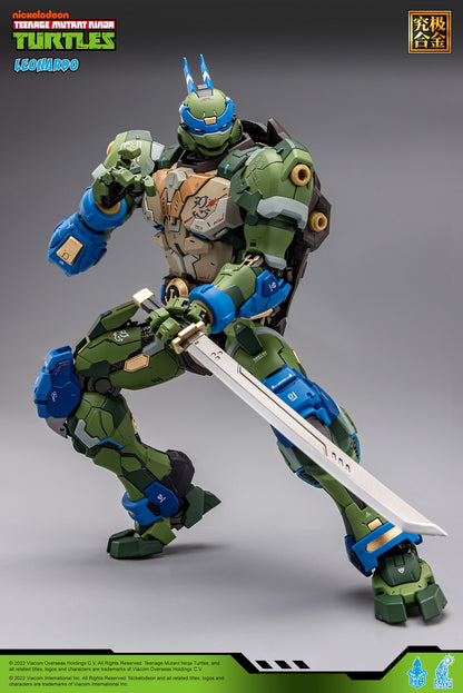 [In Stock] Heatboys HB0012 Mecha TMNT Leonardo Teenage Mutant Ninja Turtles Alloy Action Figure