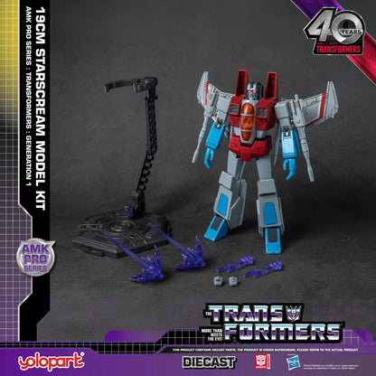 [In Stock] Yolopark Transformers Amk Pro G1 Starscream Model Kit 19cm Tall