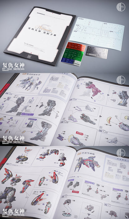 [In Stock] Infinite Dimension 1/100 MG Size RT-002 Nemesis 22cm Tall Model Kit