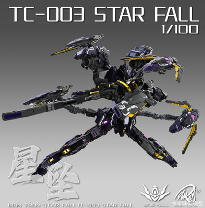[In Stock] Iron Toys 1/100 Star Fall 22cm Model Kit Alloy Skeleton & LED Lights