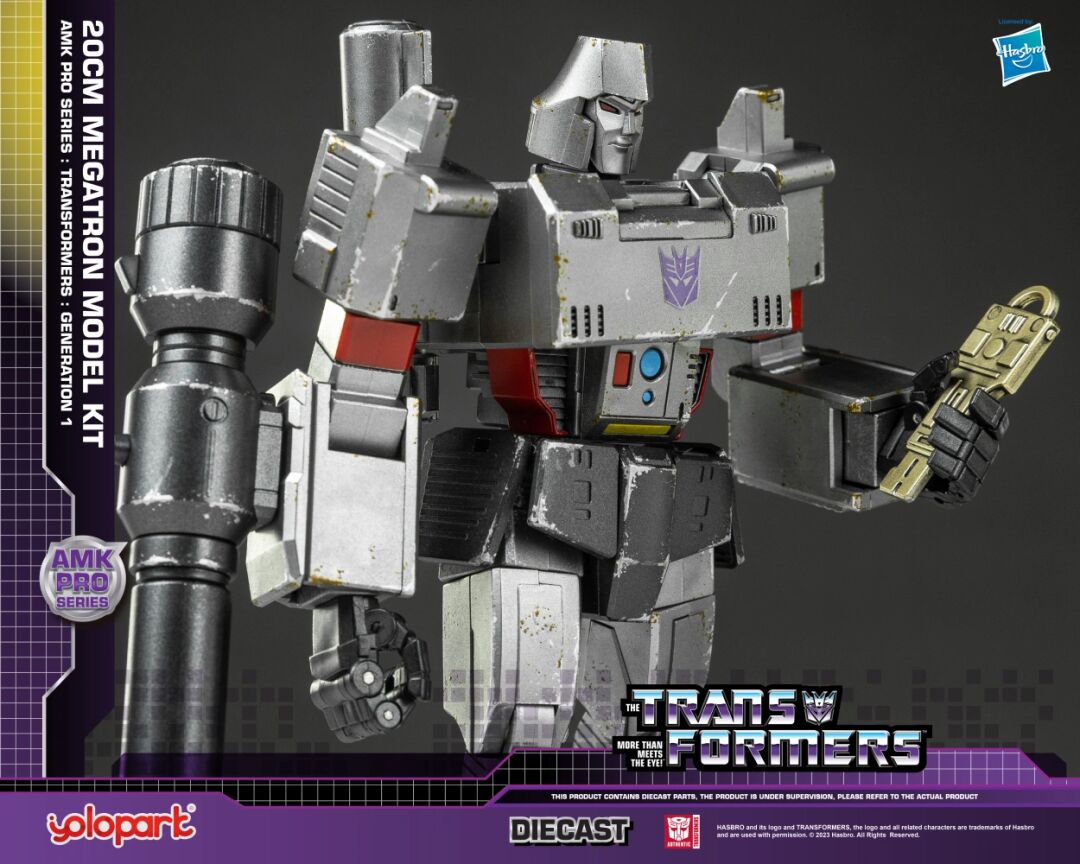 [In Stock] Yolopark Transformers Amk Pro Series G1 Megatron Model Kit 20cm Tall