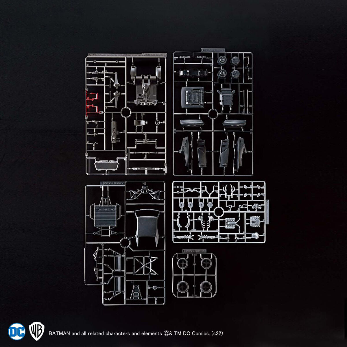 [In Stock] Bandai Batmobile (2022 The Batman Ver.) 1/35 Scale Plastic Model Kit AU Stock