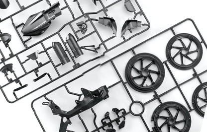 [In Stock] Meng MT-004s BMW HP4 RACE Motorcycle Pre-colored Edition Model Kit
