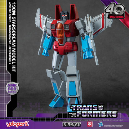 [In Stock] Yolopark Transformers Amk Pro G1 Starscream Model Kit 19cm Tall
