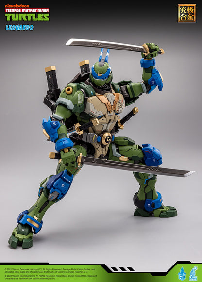 [In Stock] Heatboys HB0012 Mecha TMNT Leonardo Teenage Mutant Ninja Turtles Alloy Action Figure
