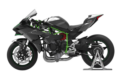 [Pre-order] Meng 1/9 Kawasaki Ninja H2™R Motorcycle Unpainted Plastic Model Kit