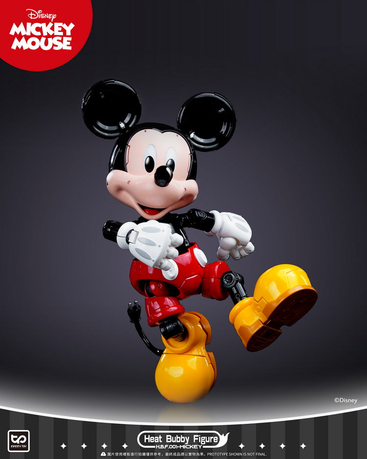 [In Stock] Heatboys HBF001 Mecha Mickey Mouse Classic Ver. Alloy Metal Action Figure