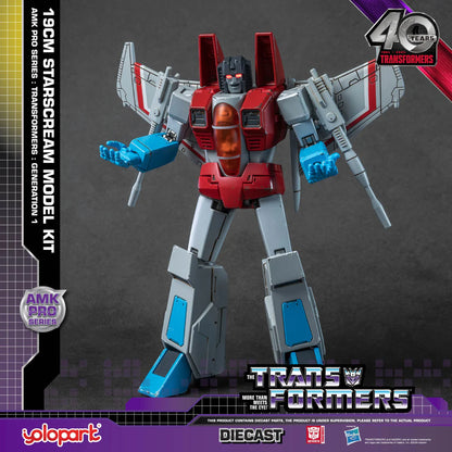 [In Stock] Yolopark Transformers Amk Pro G1 Starscream Model Kit 19cm Tall