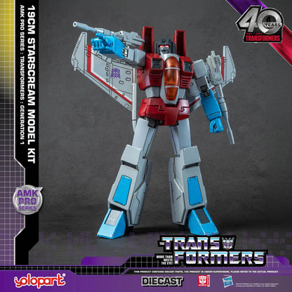[In Stock] Yolopark Transformers Amk Pro G1 Starscream Model Kit 19cm Tall