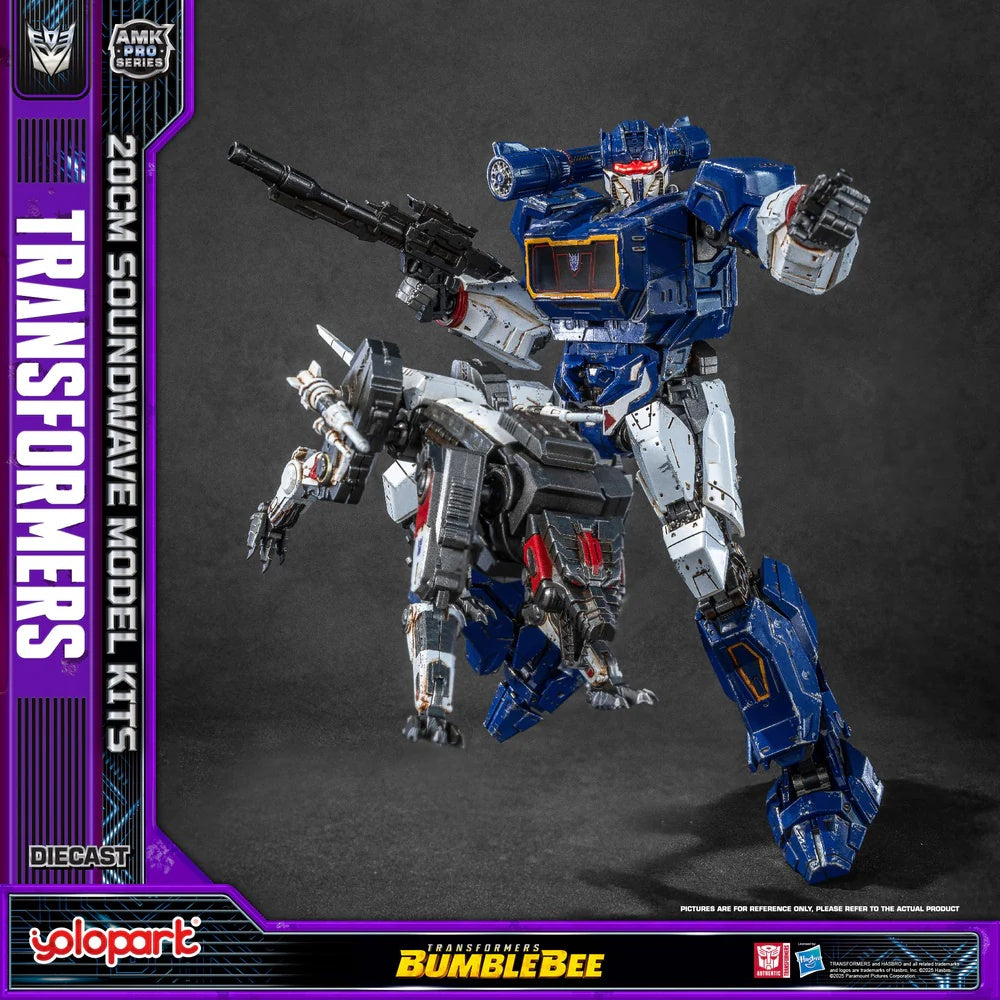 [Pre-order] Yolopark Transformers AMK PRO 20cm Soundwave Model Kit with Diecast