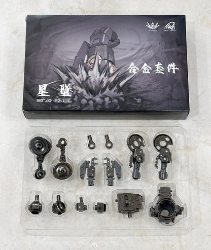[In Stock] Iron Toys 1/100 Star Fall 22cm Model Kit Alloy Skeleton & LED Lights