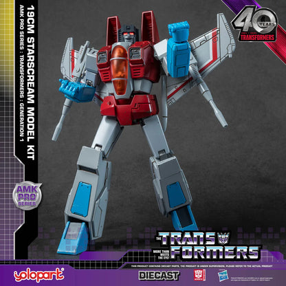 [In Stock] Yolopark Transformers Amk Pro G1 Starscream Model Kit 19cm Tall