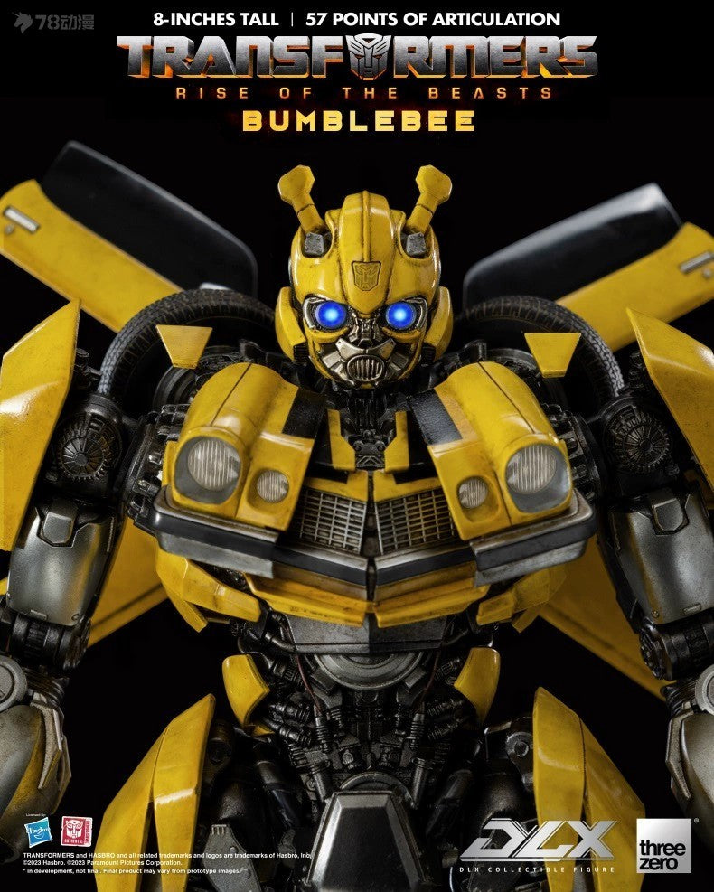 [Pre-order] Threezero DLX Transformers Bumblebee (Rise of the Beasts Ver.) 23cm Action Figure