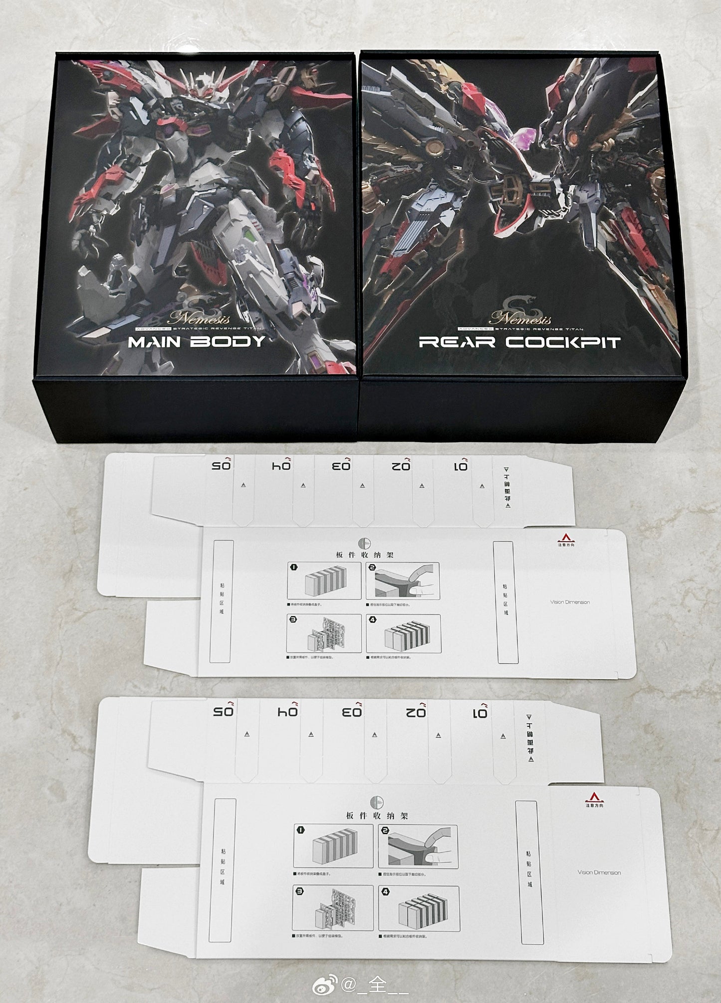 [In Stock] Infinite Dimension 1/100 MG Size RT-002 Nemesis 22cm Tall Model Kit