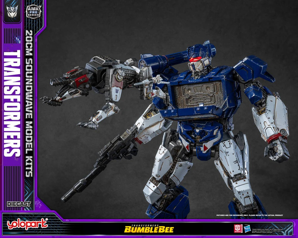 [Pre-order] Yolopark Transformers AMK PRO 20cm Soundwave Model Kit with Diecast