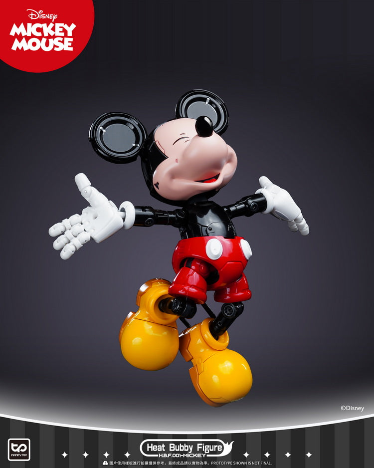 [In Stock] Heatboys HBF001 Mecha Mickey Mouse Classic Ver. Alloy Metal Action Figure