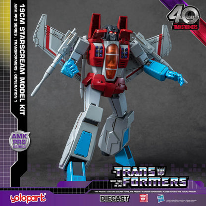 [In Stock] Yolopark Transformers Amk Pro G1 Starscream Model Kit 19cm Tall