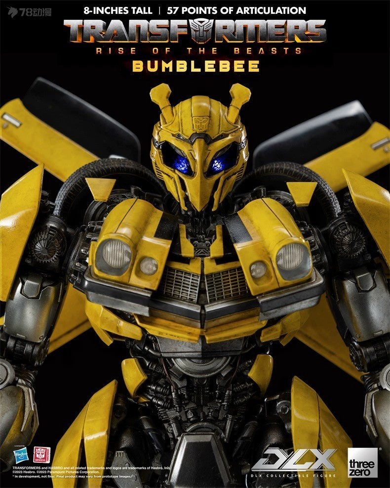 [Pre-order] Threezero DLX Transformers Bumblebee (Rise of the Beasts Ver.) 23cm Action Figure