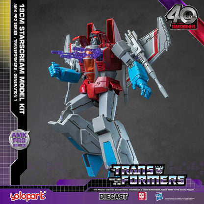 [In Stock] Yolopark Transformers Amk Pro G1 Starscream Model Kit 19cm Tall