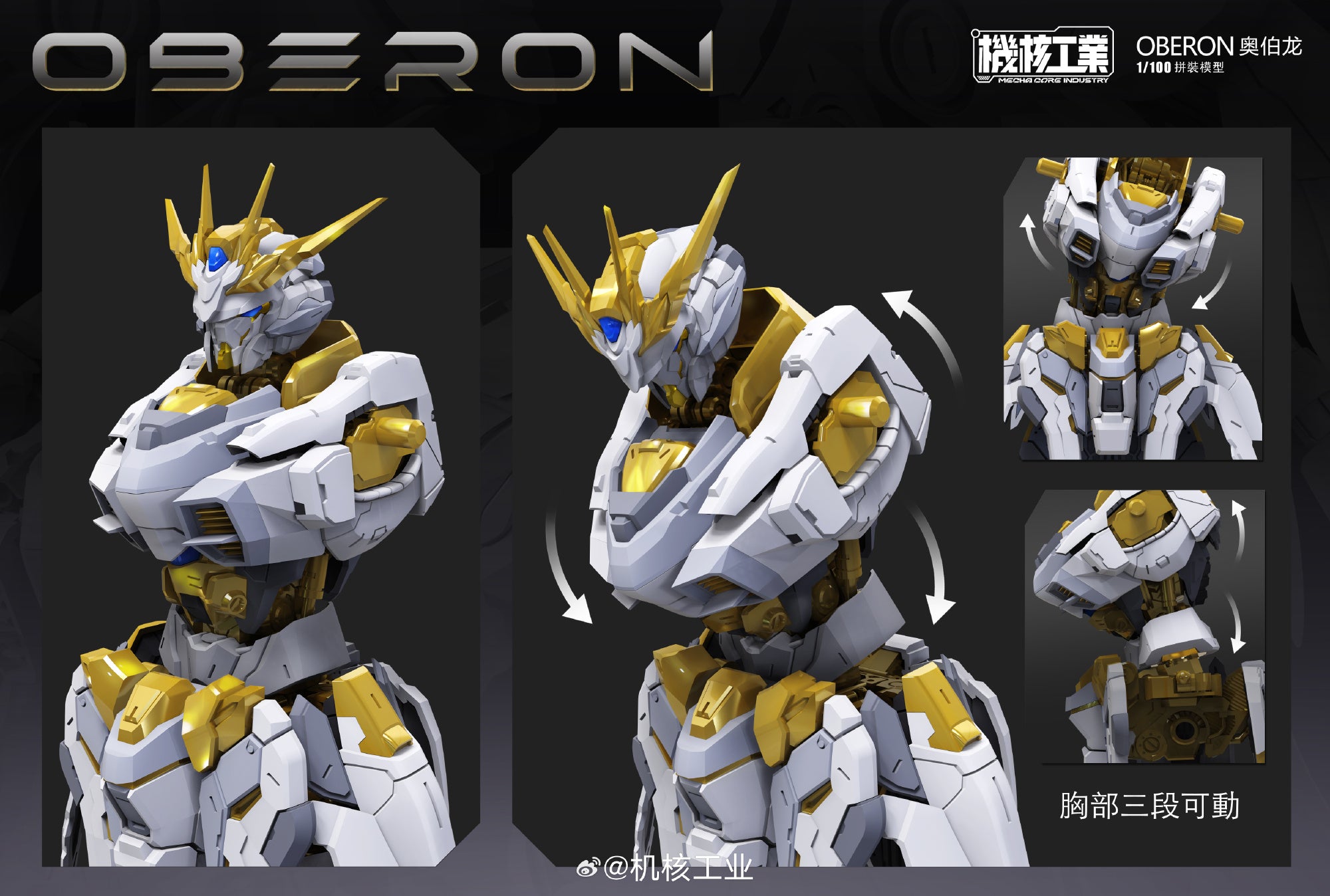 Pre-order] Mecha Core Industry 1/100 MG Oberon Wing Gundam Model