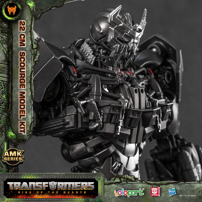 [Preorder] Yolopark Transformers Rise of the Beasts AMK Series 22cm Scourge Pre-assembled Model Kit
