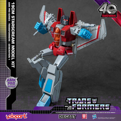 [In Stock] Yolopark Transformers Amk Pro G1 Starscream Model Kit 19cm Tall
