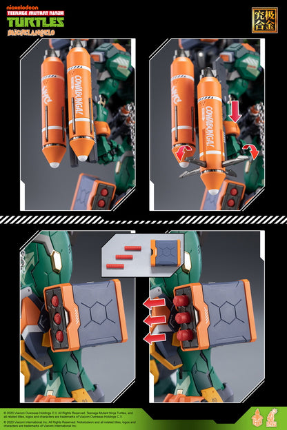 [In Stock] Heatboys HB0014 TMNT Michelangelo Mutant Ninja Turtles Action Figure