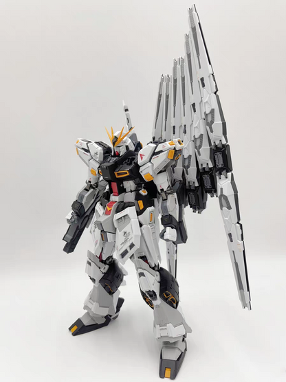 [In Stock] V-Tiger MG 1/100 RX-93 V Nu Gundam GK style Model Kit w/ Metal Frame