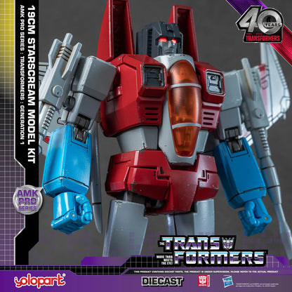 [In Stock] Yolopark Transformers Amk Pro G1 Starscream Model Kit 19cm Tall