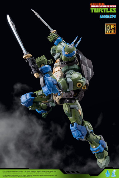 [In Stock] Heatboys HB0012 Mecha TMNT Leonardo Teenage Mutant Ninja Turtles Alloy Action Figure