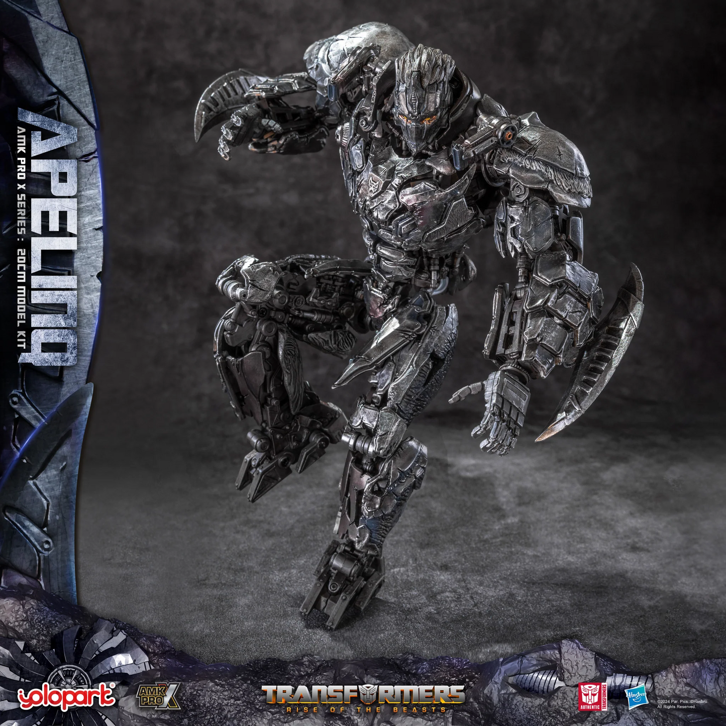 [In Stock] Yolopark AMK PRO X Series Transformers Apelinq Model Kit 20cm Tall