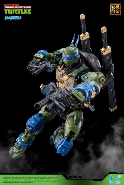 [In Stock] Heatboys HB0012 Mecha TMNT Leonardo Teenage Mutant Ninja Turtles Alloy Action Figure