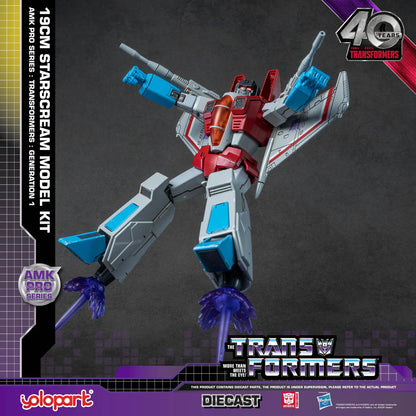 [In Stock] Yolopark Transformers Amk Pro G1 Starscream Model Kit 19cm Tall