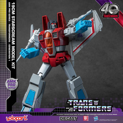 [In Stock] Yolopark Transformers Amk Pro G1 Starscream Model Kit 19cm Tall