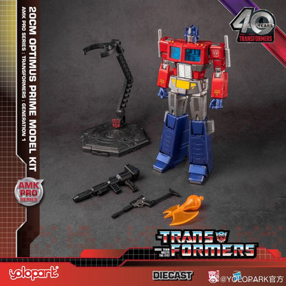 [In Stock] Yolopark Transformers Amk Pro G1 Optimus Prime Model Kit 20cm Tall