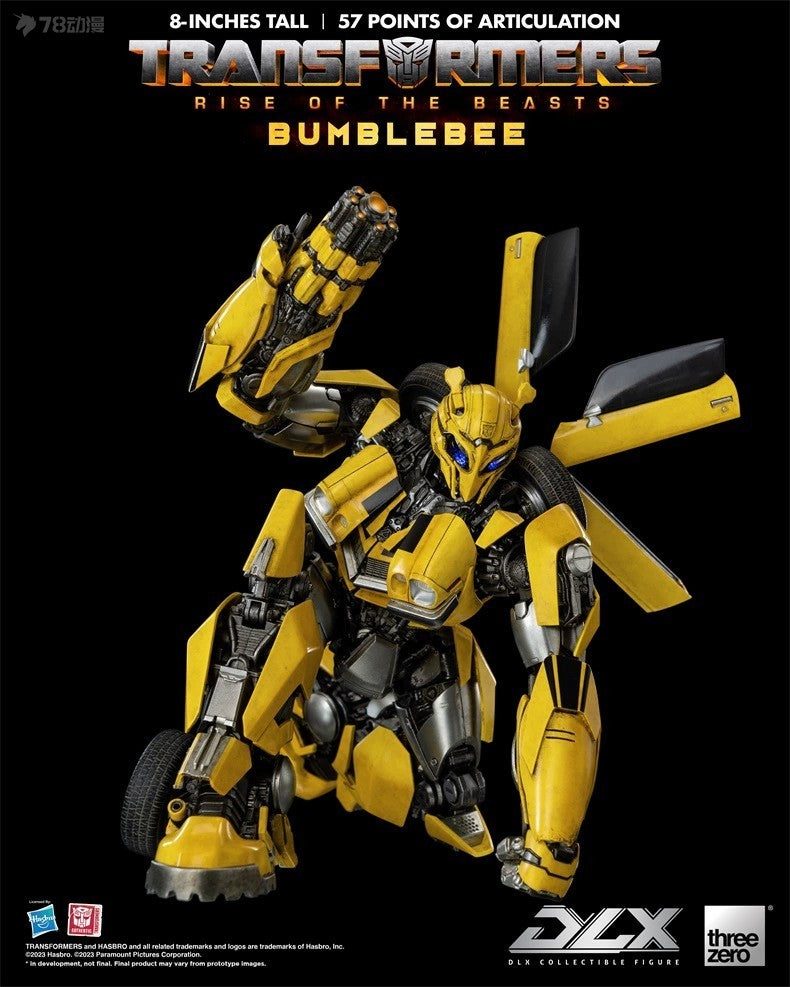 [Pre-order] Threezero DLX Transformers Bumblebee (Rise of the Beasts Ver.) 23cm Action Figure