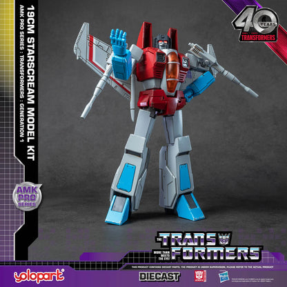 [In Stock] Yolopark Transformers Amk Pro G1 Starscream Model Kit 19cm Tall