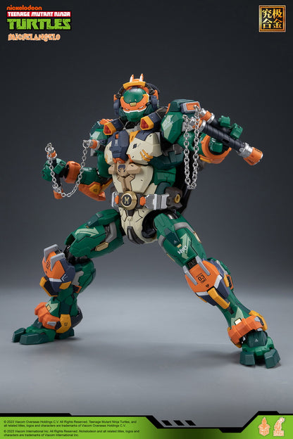 [In Stock] Heatboys HB0014 TMNT Michelangelo Mutant Ninja Turtles Action Figure