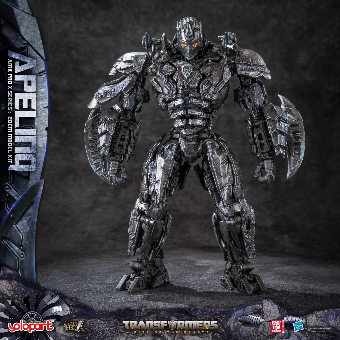 [In Stock] Yolopark AMK PRO X Series Transformers Apelinq Model Kit 20cm Tall