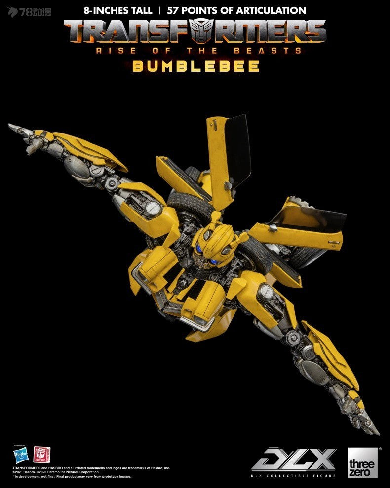 [Pre-order] Threezero DLX Transformers Bumblebee (Rise of the Beasts Ver.) 23cm Action Figure