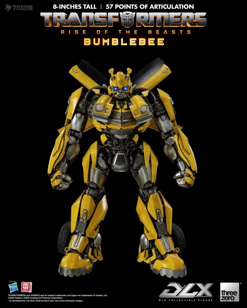[Pre-order] Threezero DLX Transformers Bumblebee (Rise of the Beasts Ver.) 23cm Action Figure