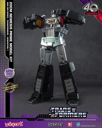 [In Stock] Yolopark Transformers G1 Nemesis Prime-Black Optimus Prime Limited Edition Model Kit 20cm Tall