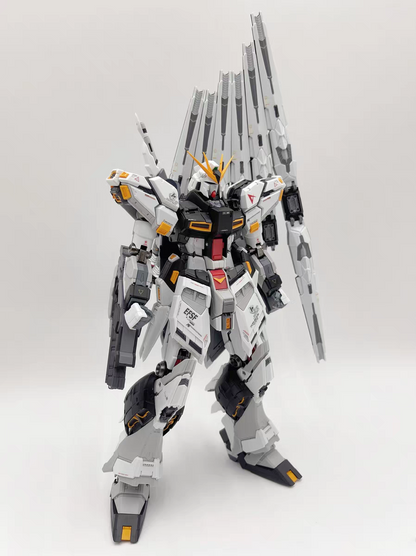 [In Stock] V-Tiger MG 1/100 RX-93 V Nu Gundam GK style Model Kit w/ Metal Frame