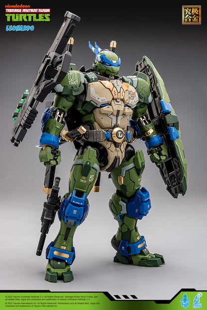 [In Stock] Heatboys HB0012 Mecha TMNT Leonardo Teenage Mutant Ninja Turtles Alloy Action Figure