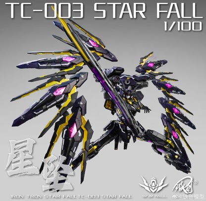 [In Stock] Iron Toys 1/100 Star Fall 22cm Model Kit Alloy Skeleton & LED Lights